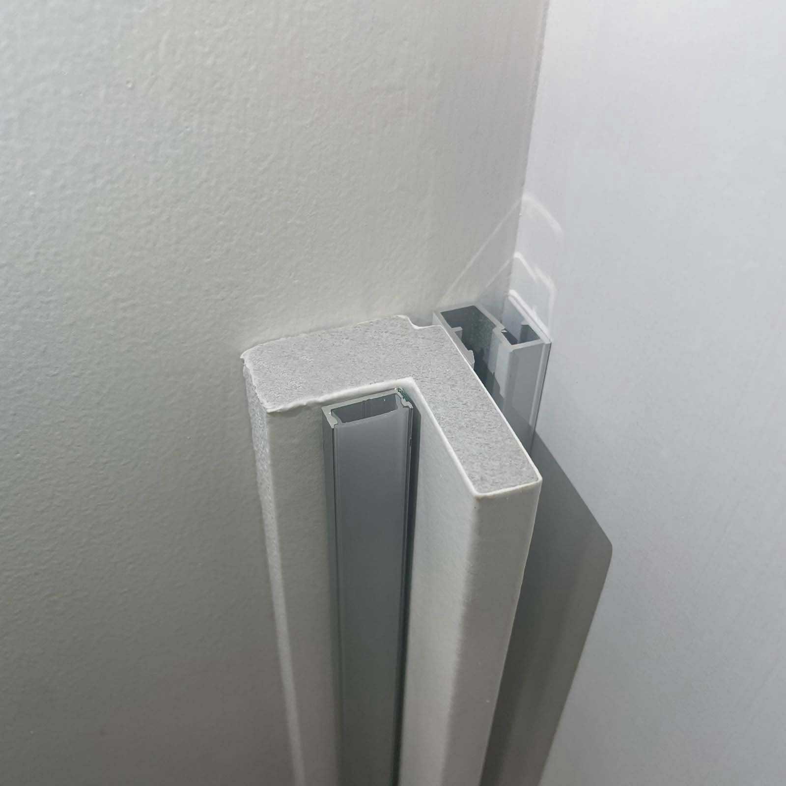 ELS95 Cornice Copri-Binario da soffitto per Sistema Appendi-Quadri a LED potenziato